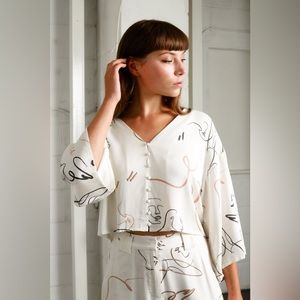 Native Youth Solitary Thought Crop